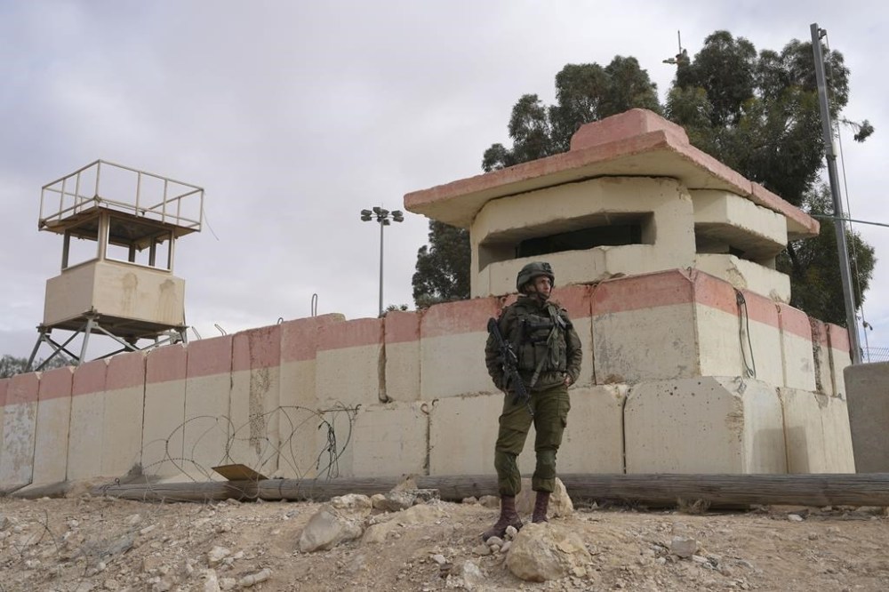 Ottawa says it is aware of reports that another Canadian citizen has gone missing in the Gaza Strip. Global Affairs Canada says it is providing consular assistance to the family but can't share more because of privacy considerations. An Israeli soldier stands at the Nitzana border crossing with Egypt in southern Israel Friday, Feb. 2, 2024. THE CANADIAN PRESS/AP-Tsafrir Abayov
