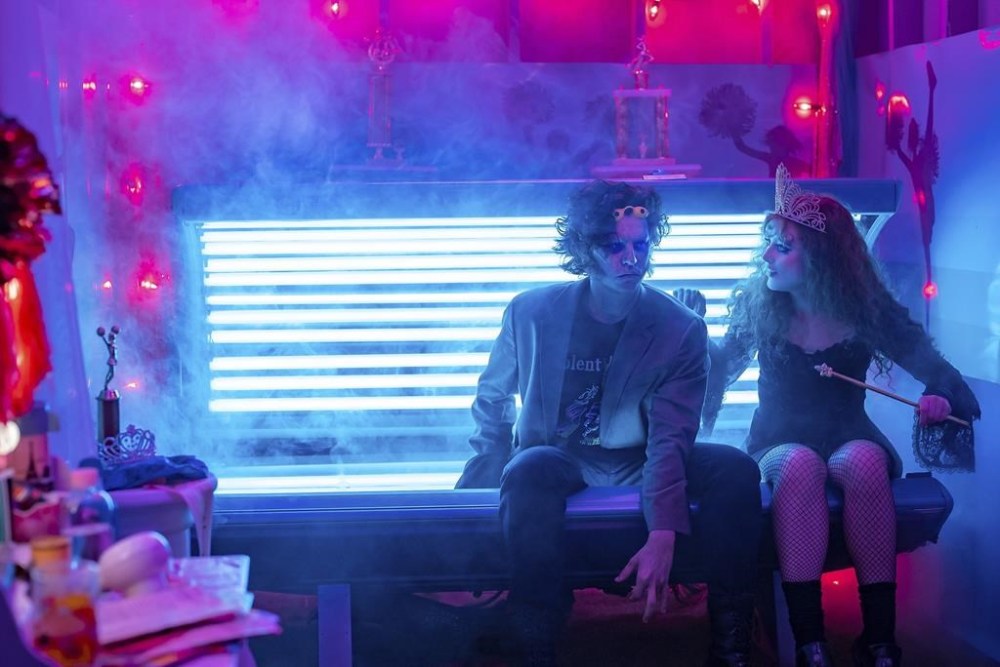 This image released by Focus Features shows Kathryn Newton, right, and Cole Sprouse in a scene from