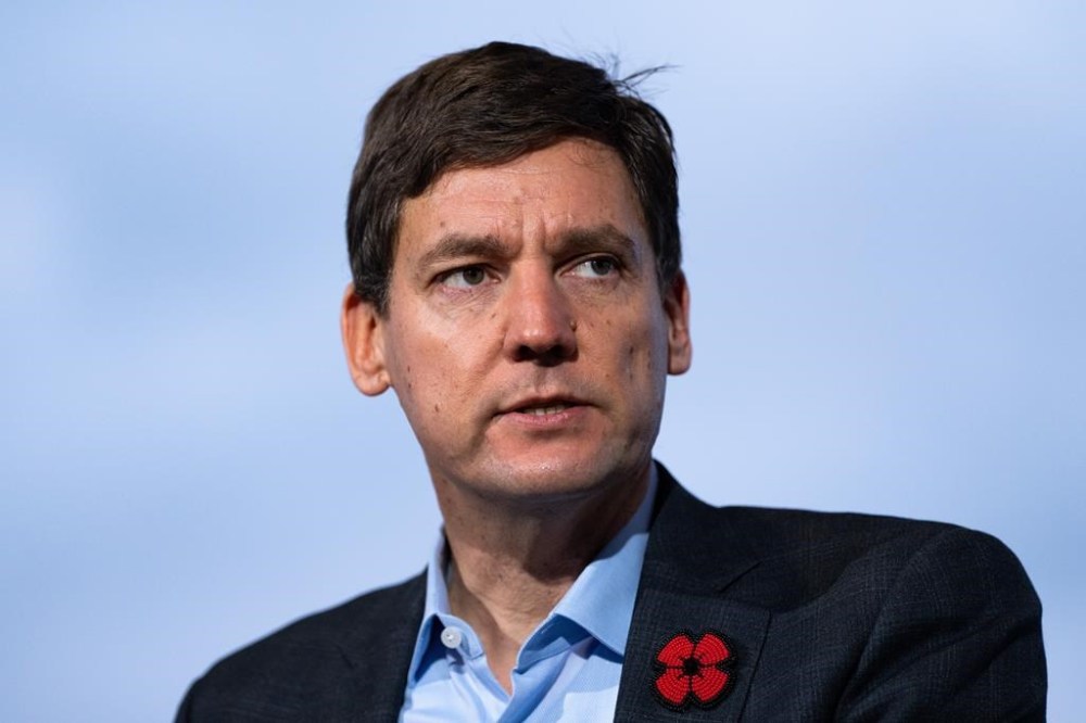 B.C. Premier David Eby speaks during a news conference in Vancouver, on Friday, Nov. 3, 2023. Eby says the private market can't solve the province's housing crisis, as his government launches an almost $3 billion public housing program to build more affordable rental units for middle-income earners. THE CANADIAN PRESS/Ethan Cairns