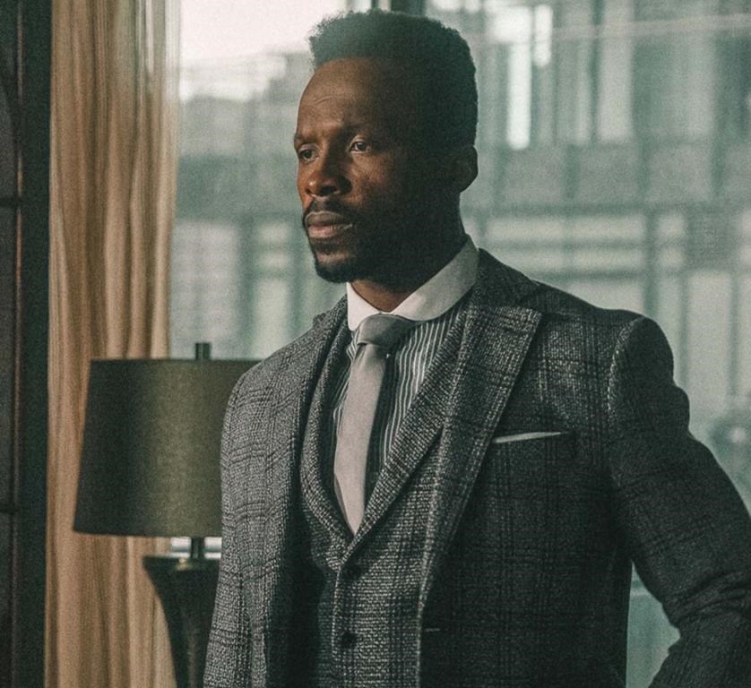 Actor Emmanuel Kabongo is shown in a scene from the film