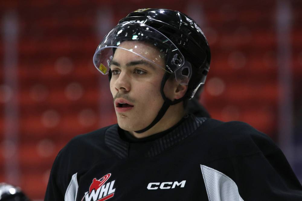 Matt Henry has been working during hockey seasons since he was 16, which is unusual for junior players. (Perry Bergson/The Brandon Sun)