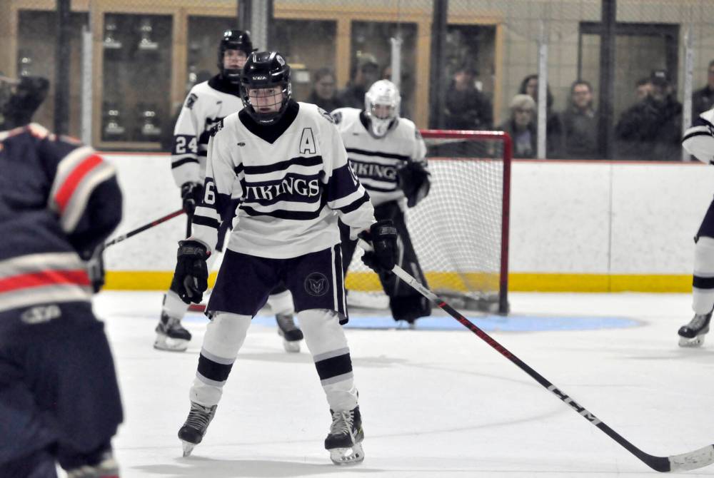 A sophomore forward with the Vincent Massey Vikings, Josh Romanik takes pride in his 200-foot game when he's not setting up his linemates to score. He finished his season with 35 goals and 55 assists in 31 games. (Jules Xavier/The Brandon Sun)