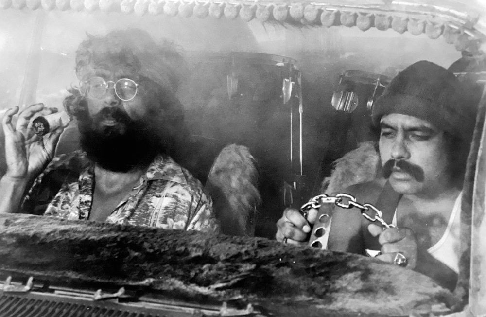 Tommy Chong, left, and Cheech Marin in 1978's