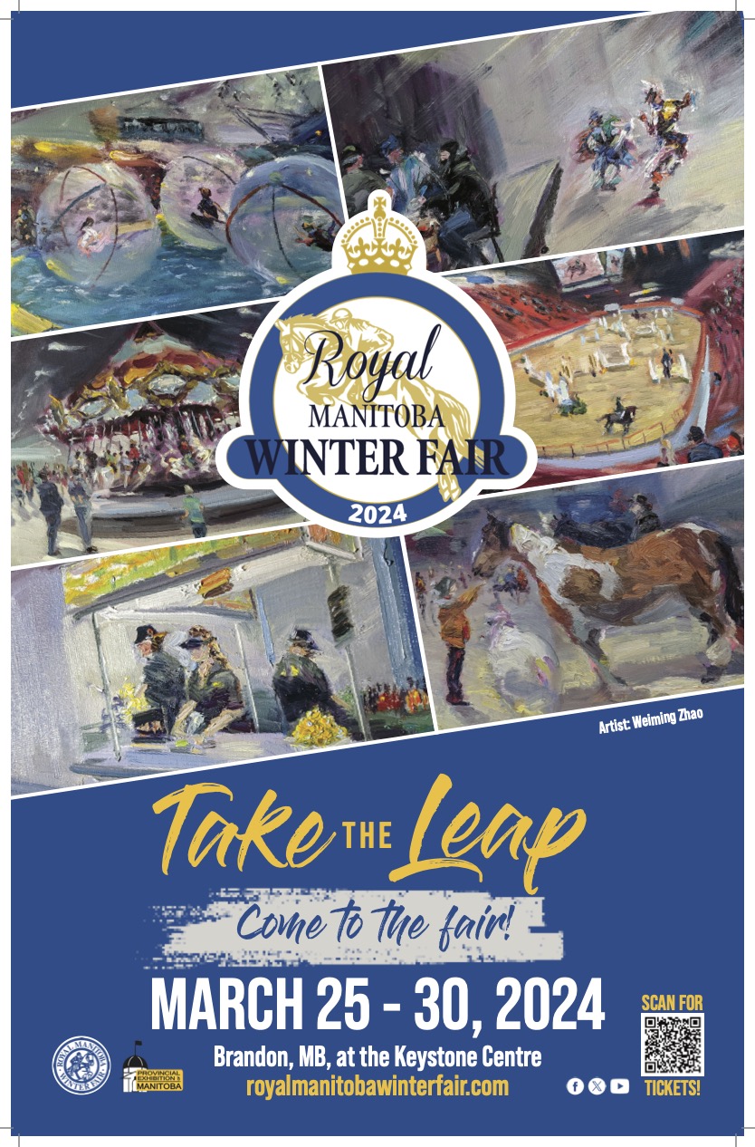 The official poster of this year's winter fair, featuring the work of renowned artist Weiming Zhao. (Submitted)
