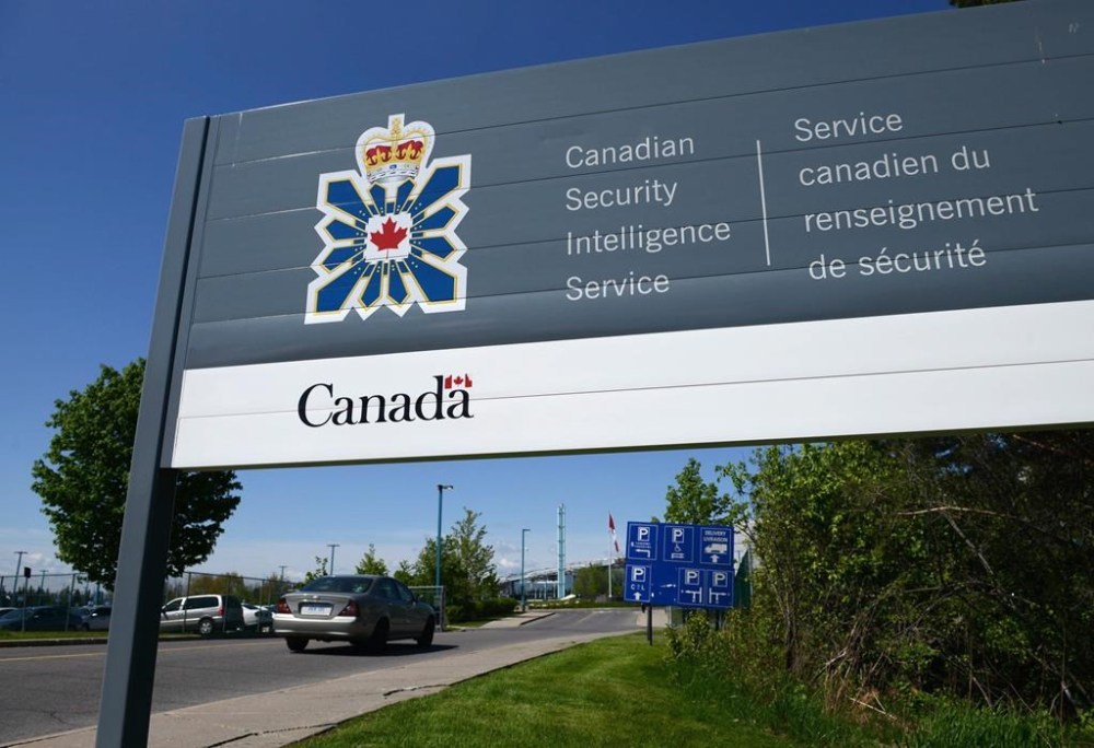 A sign for the Canadian Security Intelligence Service building is shown in Ottawa, Tuesday, May 14, 2013. THE CANADIAN PRESS/Sean Kilpatrick