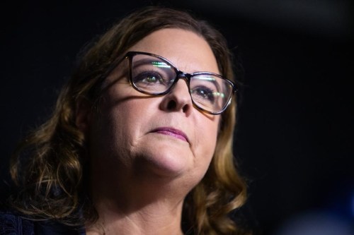 With a byelection campaign underway for the provincial riding of Tuxedo, it's the Tories who stand to lose if they can't recapture that traditional Tory stronghold vacated by former premier Heather Stefanson, shown here. (File)