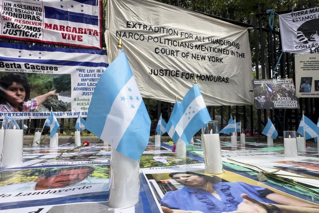 Former Honduran president sentenced to 45 years for helping traffickers ...