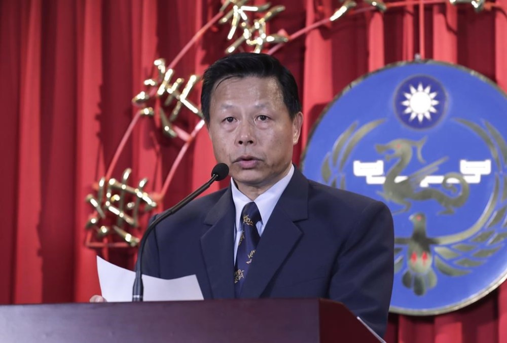 Deputy Director General Hsieh Ching-Chin answers a question about a fishing boat intercepted by Chinese vessels Tuesday night, during a news conference in Taipei, Taiwan, Wednesday, July 3, 2024. Taiwan is calling for the release of a fishing boat after it was boarded by China''s coast guard and steered to a port in mainland China on Tuesday. (AP Photo/Chiang Ying-ying)