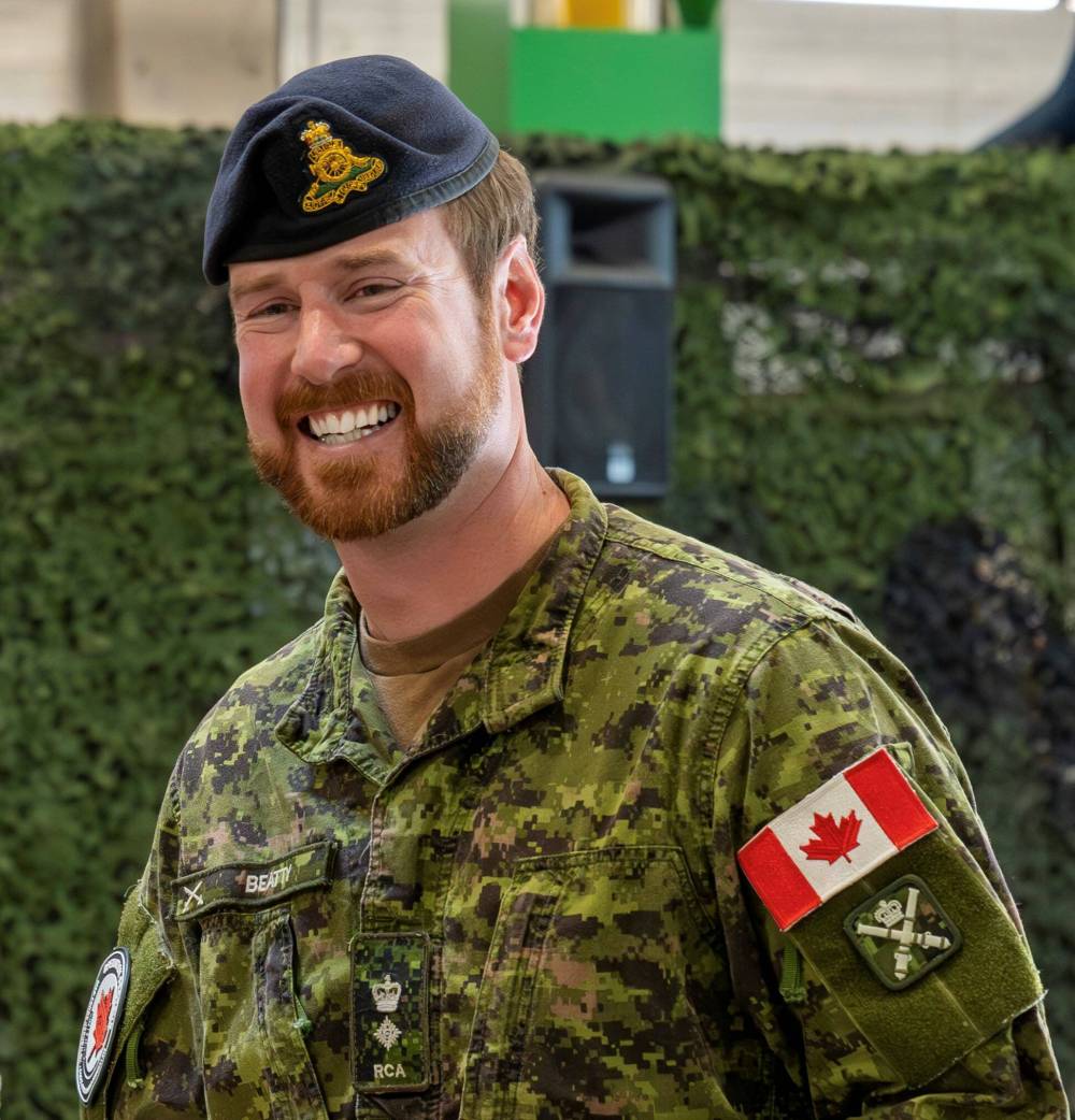 Lt.-Col. Jordan Beatty is the new commanding officer of the 1st Regiment Royal Canadian Horse Artillery at Canadian Forces Base Shilo. (Submitted)