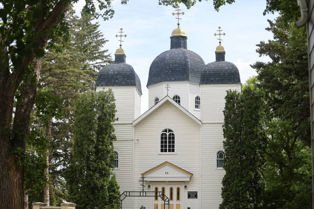 The Ukrainian Orthodox Church of the Holy Ghost at 55 11th St. North in Brandon was built in 1924. This Sunday, worshippers plan a celebration to honour the church's 100 years. (Michele McDougall/The Brandon Sun)