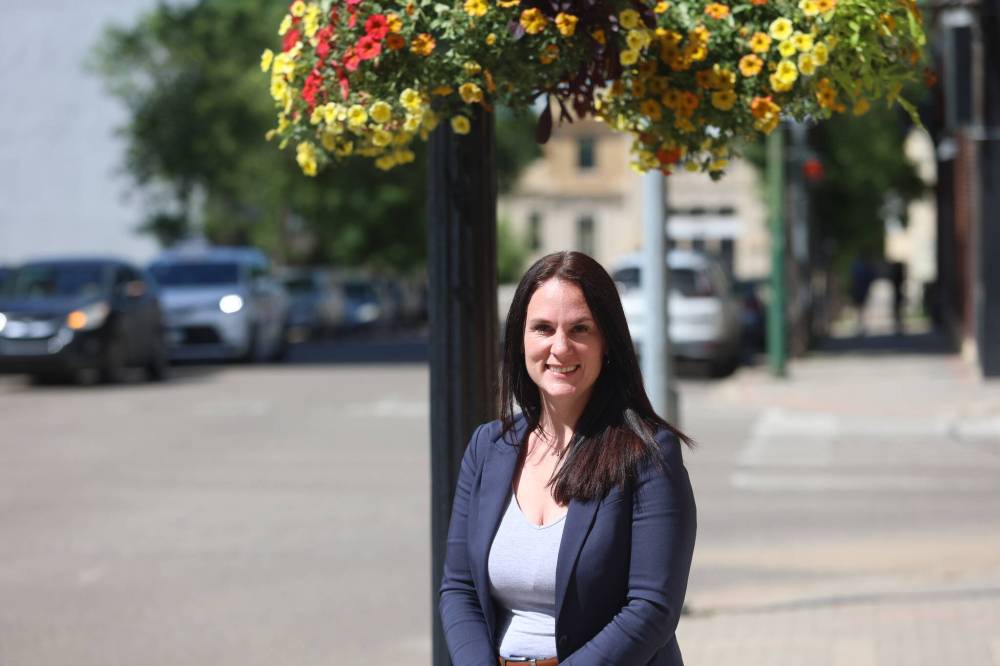 Downtown BIZ executive director Emmy Sanderson. (Abiola Odutola/The Brandon Sun)