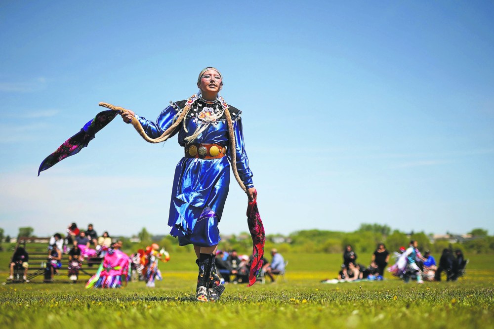 Bell dances during the Our Journey: Celebrating Indigenous Student Success event. (File)