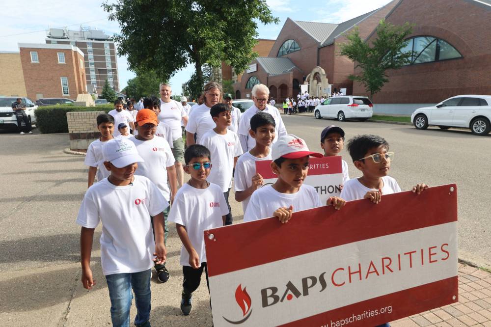 BAPS Charities brings annual walk to Brandon – Brandon Sun
