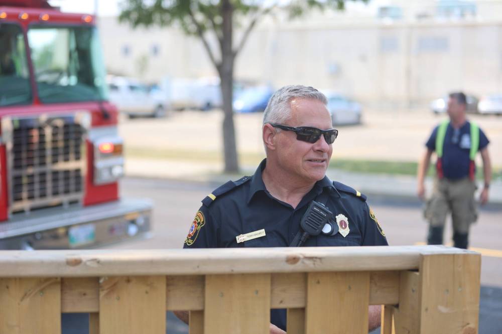 Brandon Fire and Emergency Services fire captain Terry Browett. (Abiola Odutola/The Brandon Sun)