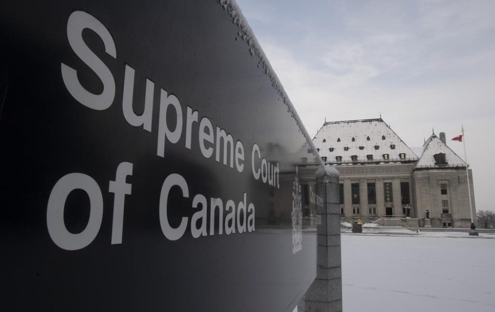 The Supreme Court of Canada is seen, January 16, 2020 in Ottawa. A law professor is urging the Supreme Court of Canada to weigh the constitutionality of