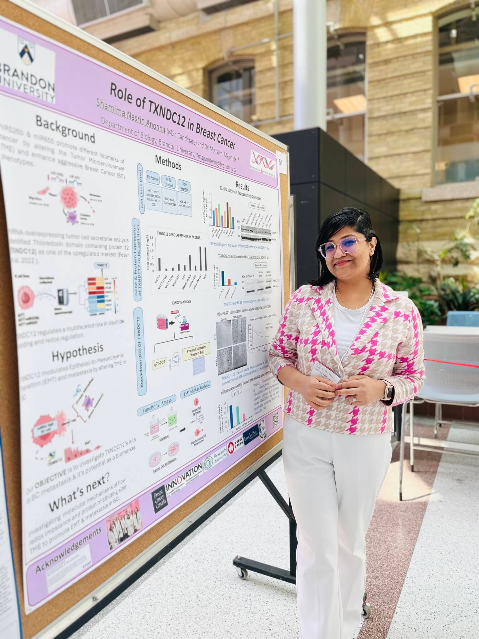 Aug 2024: BU student awarded funding for cancer research