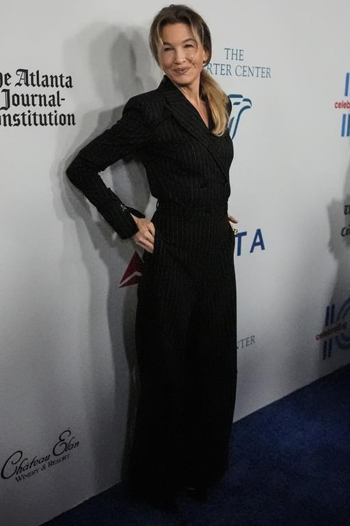 Actress Renee Zellweger arrives ahead of a