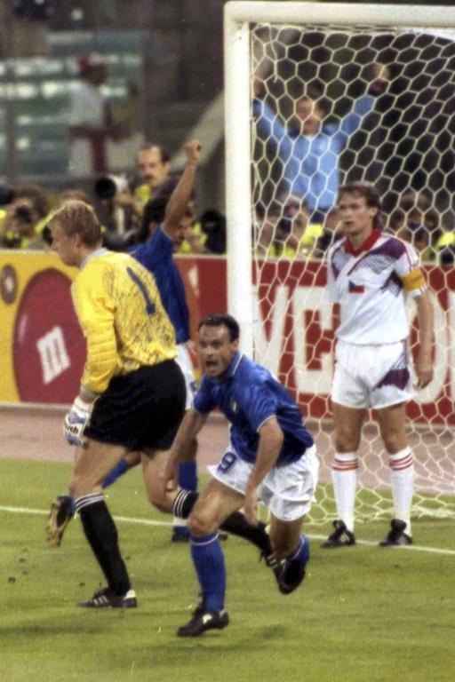 FILE - Italian forward Salvatore