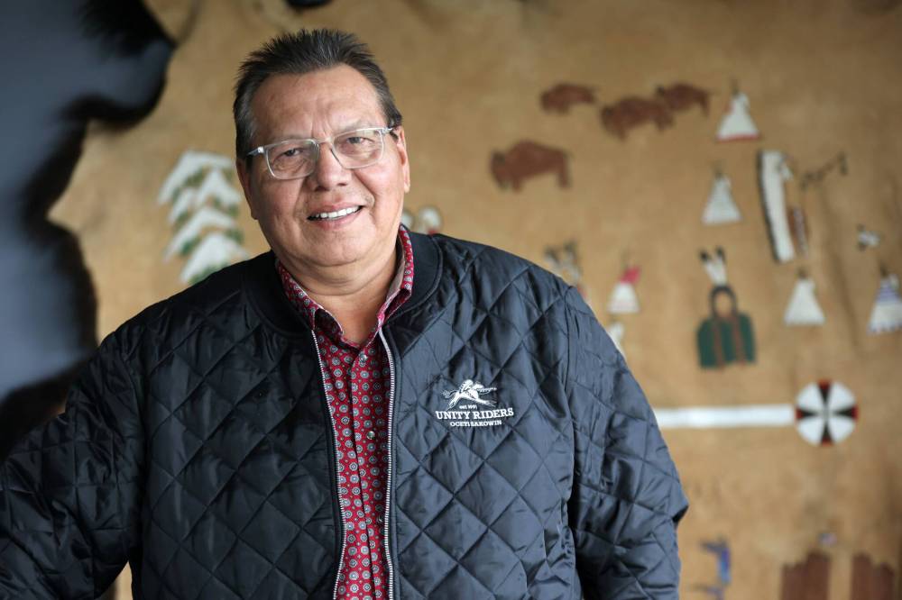 Sioux Valley Dakota Nation Chief Vince Tacan (shown here) and other Dakota chiefs say Manitoba Premier Wab Kinew offered several Dakota First Nations a cut of provincial gaming revenue if they don't pursue casinos. That position seems to contradict a statement Kinew issued less than a year ago that suggested First Nations were welcome to step forward with plans to expand gaming. So, premier, what's the deal? (File)