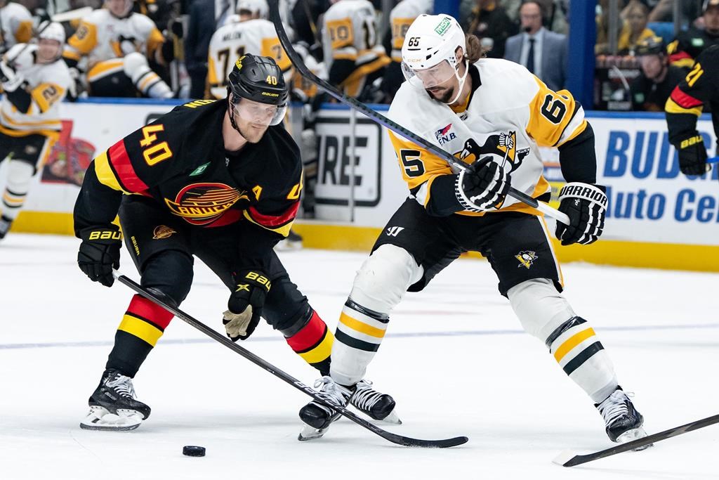 Surging Vancouver Canucks top struggling Pittsburgh Penguins 43