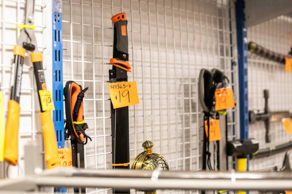 Manitoba’s new law restricting sales of machetes and other long-bladed weapons has some noticeable inadequacies. (File)