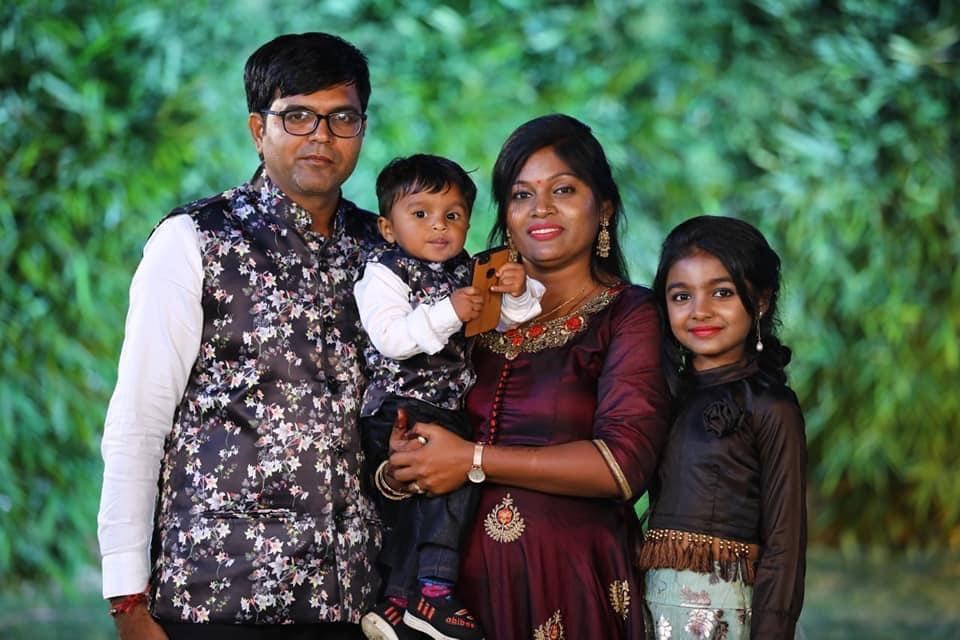 Jagdish Baldevbhai Patel, left to right, son Dharmik Jagdishkumar Patel, wife and mother Vaishaliben Jagdishkumar Patel and daughter Vihangi Jagdishkumar Patel are shown in a handout photo. (The Canadian Press/HO-Amritbhai Vakil)