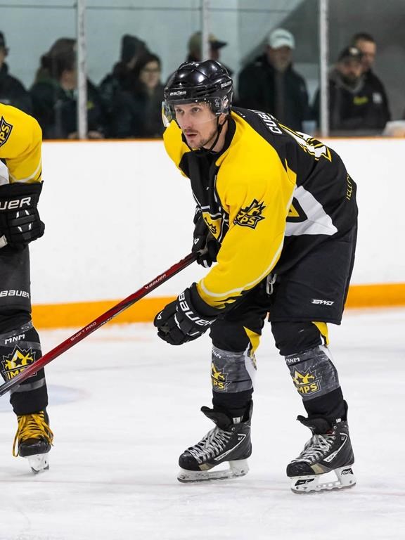 Cole Cusitar, a hockey player for the Churchbridge Imperials, is pictured in this undated handout photo. Cusitar was injured by a skate during a game on Dec. 7, 2024 against the Esterhazy Flyers. THE CANADIAN PRESS/HO, Brandon Eskra Photography *MANDATORY CREDIT*