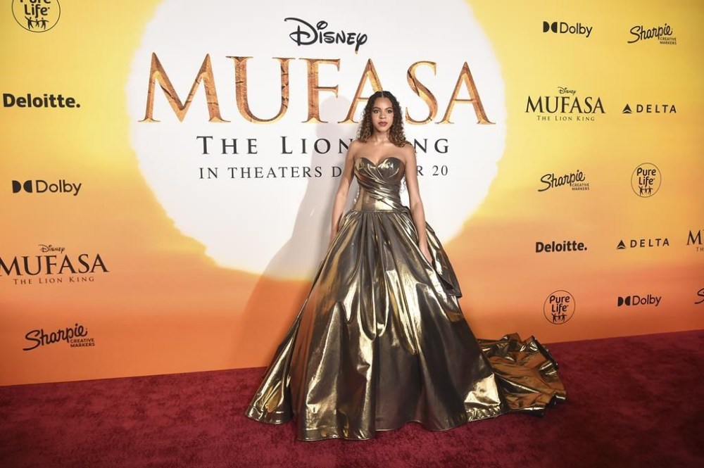 Blue Ivy Carter arrives at the premiere of