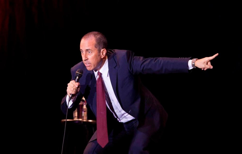 Jerry Seinfeld performs at Menora Stadium in Tel Aviv, Israel, Saturday, Dec. 19, 2015. Seinfeld is among the big names set to headline Just For Laughs Vancouver. THE CANADIAN PRESS/AP/Dan Balilty
