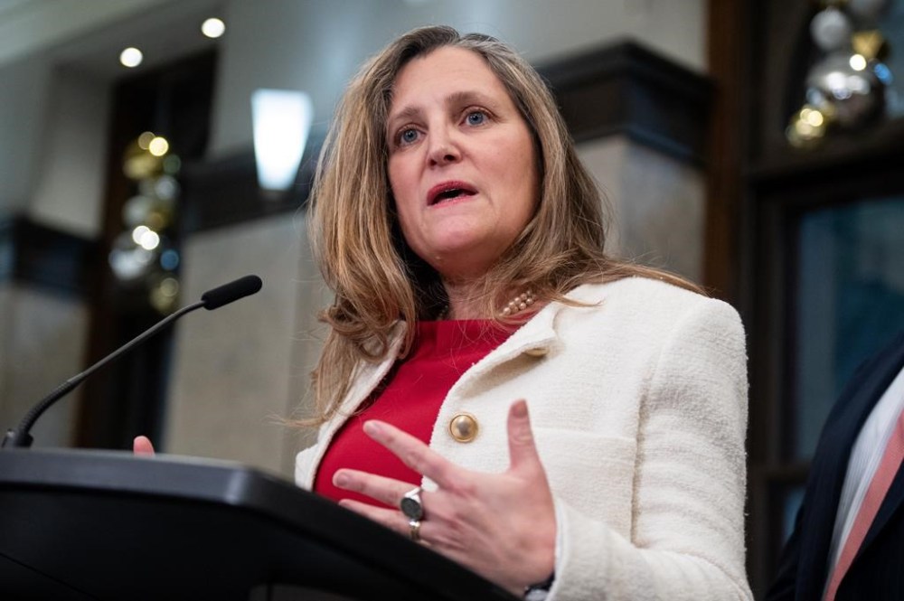 Finance Minister Chrystia Freeland quits the day of fall