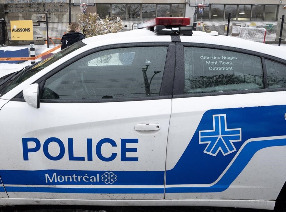 A Montreal police cruiser is shown in Montreal, Nov. 9, 2023. THE CANADIAN PRESS/Ryan Remiorz
