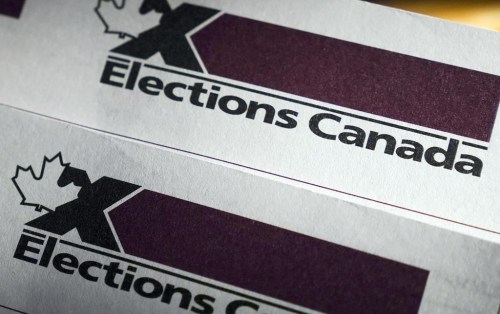 An Elections Canada logo is shown on Tuesday, Aug. 31, 2021. THE CANADIAN PRESS/Sean Kilpatrick