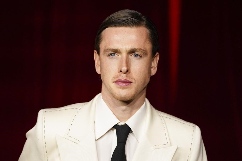 FILE - Harris Dickinson appears at the fourth annual Academy Museum Gala in Los Angeles on Oct. 19, 2024. (Photo by Jordan Strauss/Invision/AP, File)