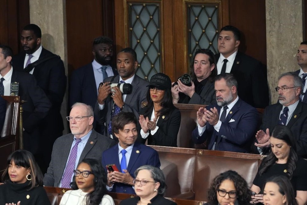 The joint session of Congress convenes to confirm the Electoral College votes, affirming President-elect Donald Trump's victory in the presidential election, Monday, Jan. 6, 2025, at the U.S. Capitol in Washington. (AP Photo/J. Scott Applewhite)