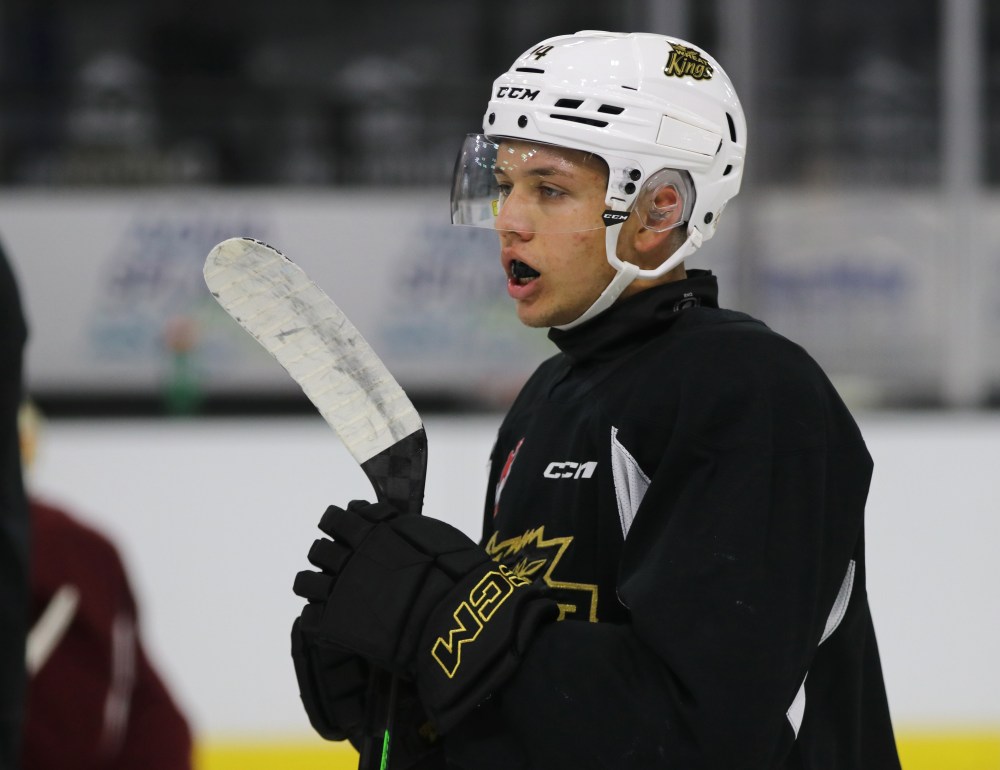 Brandon Wheat Kings defenceman and sometimes forward Adam Belusko of Kosice, Slovakia has a goal and three assists in 22 games in his 18-year-old season. (Perry Bergson/The Brandon Sun)
Dec. 17, 2024