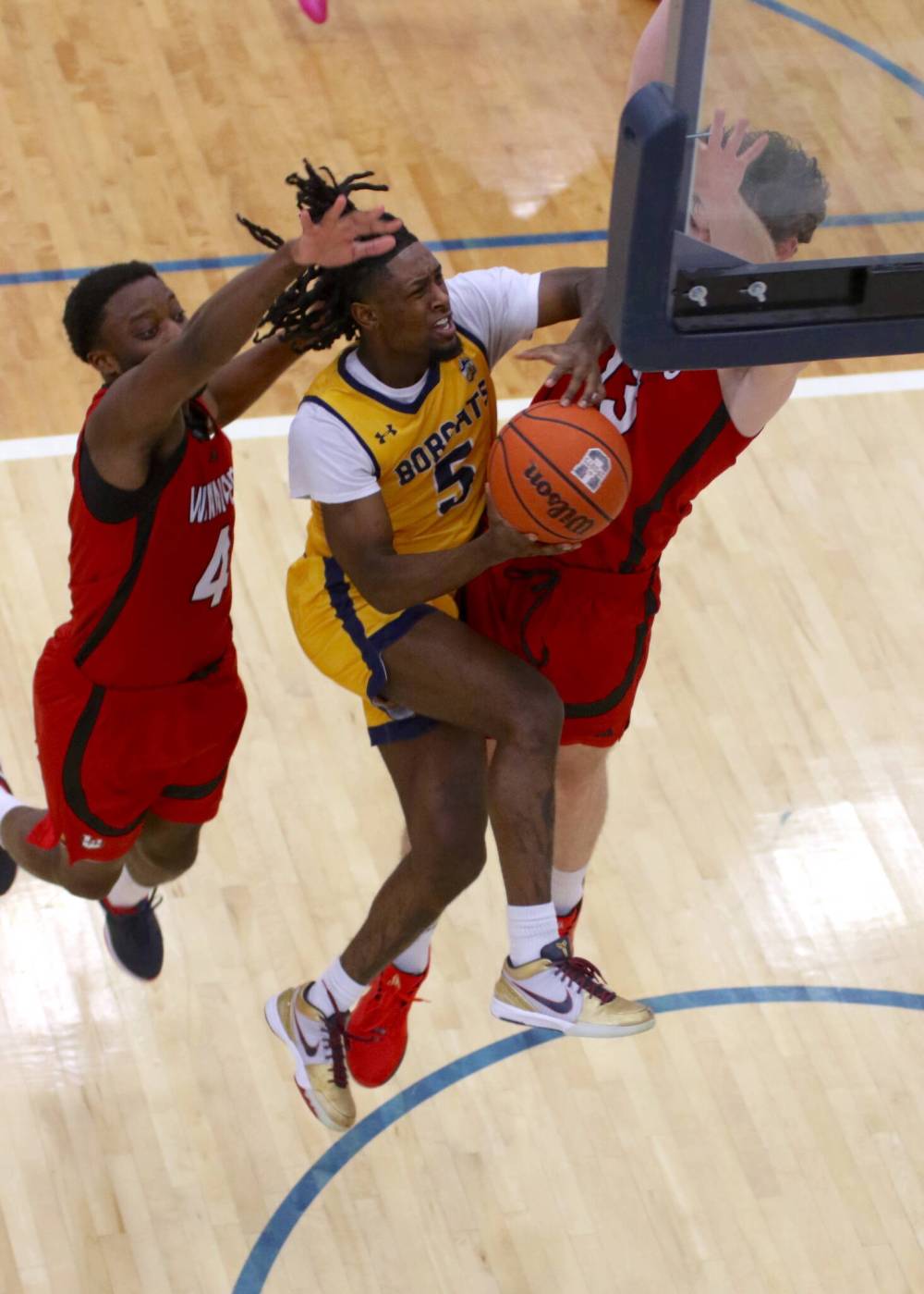 Import guard Dewayne Thompson is averaging 13.9 points per game through nine Canada West contests. He missed the last one due to injury as the Bobcats gave the MacEwan Griffins their first win in nearly six years. (Thomas Friesen/The Brandon Sun)