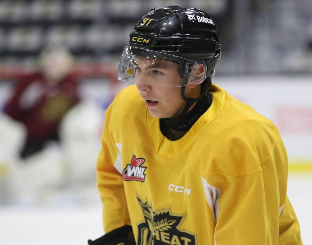 Brandon Wheat Kings forward Nolan Flamand is looking forward to spending time with the Spanish and Ukrainian sides of his family as they meet in Saskatoon for the holidays. (Perry Bergson/The Brandon Sun)