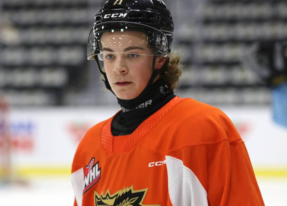 Brandon Wheat Kings forward Brady Turko of McCreary has five goals and eight assists in 28 games in his 17-year-old season. (Perry Bergson/The Brandon Sun)
Dec. 17, 2024