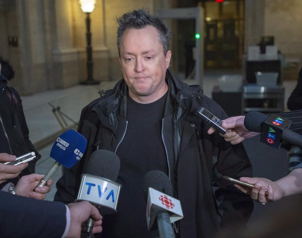 Canada's highest court has put an end to a 12-year legal saga that pitted comedian Mike Ward against the family of a Quebec singer with Treacher Collins syndrome whom he mocked in his routines. Ward speaks to the media at the Quebec Appeal Court Wednesday, Jan.16, 2019, in Montreal. THE CANADIAN PRESS/Ryan Remiorz