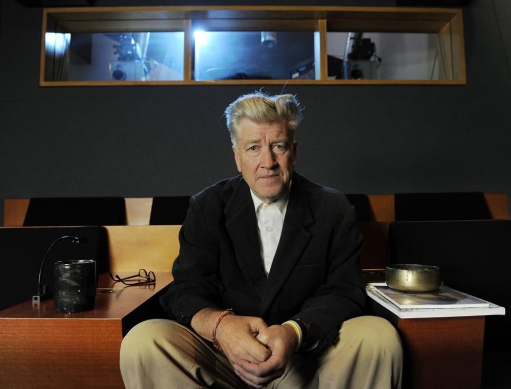 FILE - Filmmaker David Lynch poses for a portrait in his private screening room in Los Angeles on Sept. 9, 2010. (AP Photo/Chris Pizzello, file)