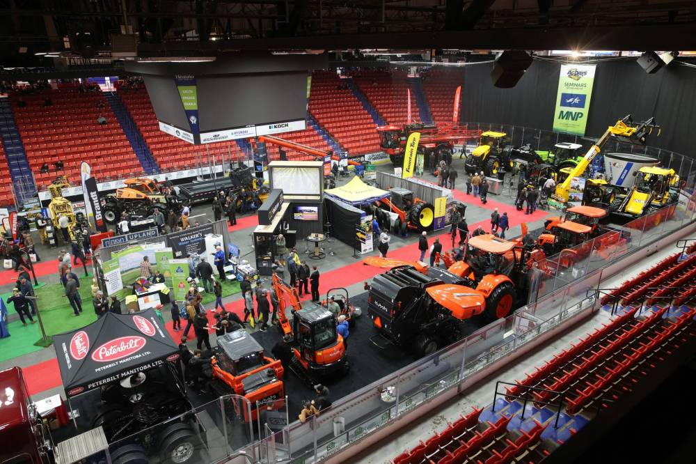Visitors explore booths in Westoba Place during last year’s Manitoba Ag Days. Exhibitors from across Canada and the United States will descend upon the Keystone Centre for this year’s edition of Ag Days, which runs Jan. 21-23.