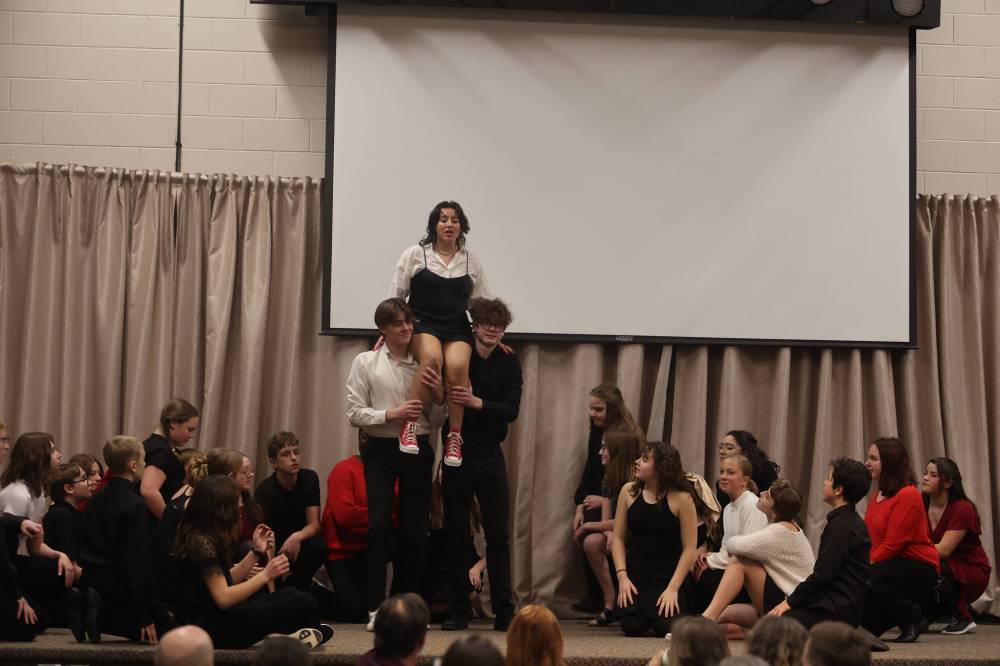 Westman Drama Ministries members perform a rendition of “Try Everything” from “Zootopia” during the show.