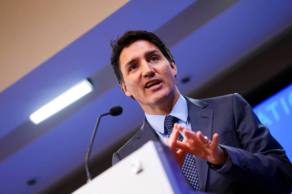 Prime Minister Justin Trudeau speaks at the Council on Foreign Relations in New York in 2023. Trudeau announced Monday that he will step down as Liberal leader once his party selects a replacement. (File)