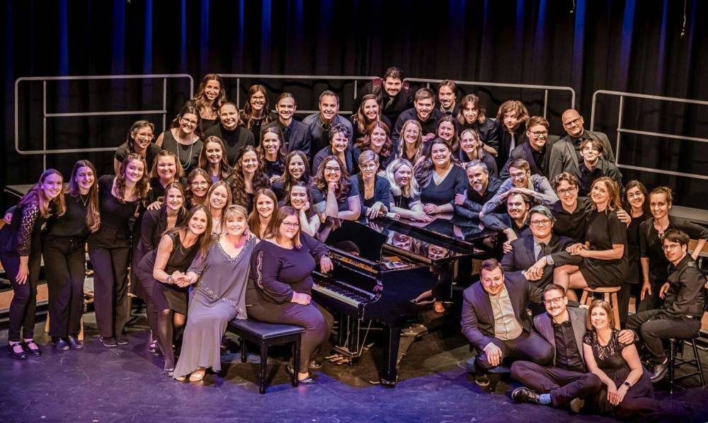 Members of Westman’s Konektis Choir are rehearsing for their upcoming Brandon concert called “Konekted,” which takes place at McDiarmid Drive Alliance Church on Jan. 25 starting at 7:30 p.m. (Rob Lovatt/Keywest Photo; Image by design inc.)