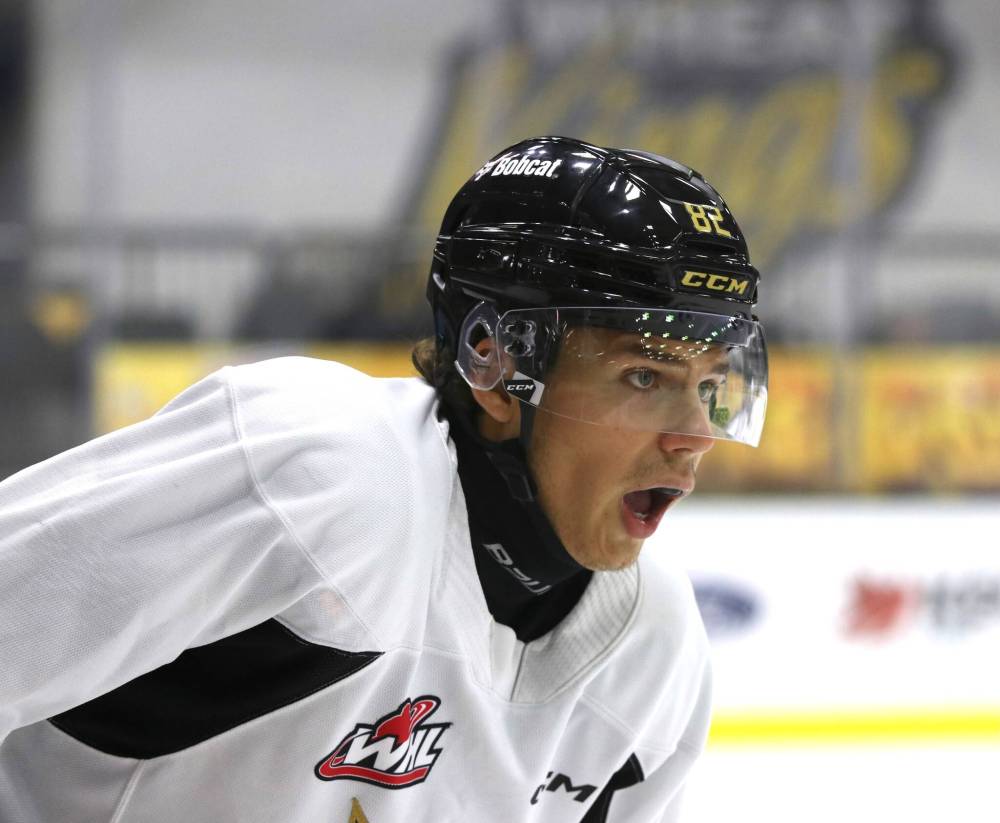 Brandon Wheat Kings forward Dominik Petr has been outstanding this season, sitting in a tie for second in team scoring despite playing six fewer games than the guys around him. (Perry Bergson/The Brandon Sun)