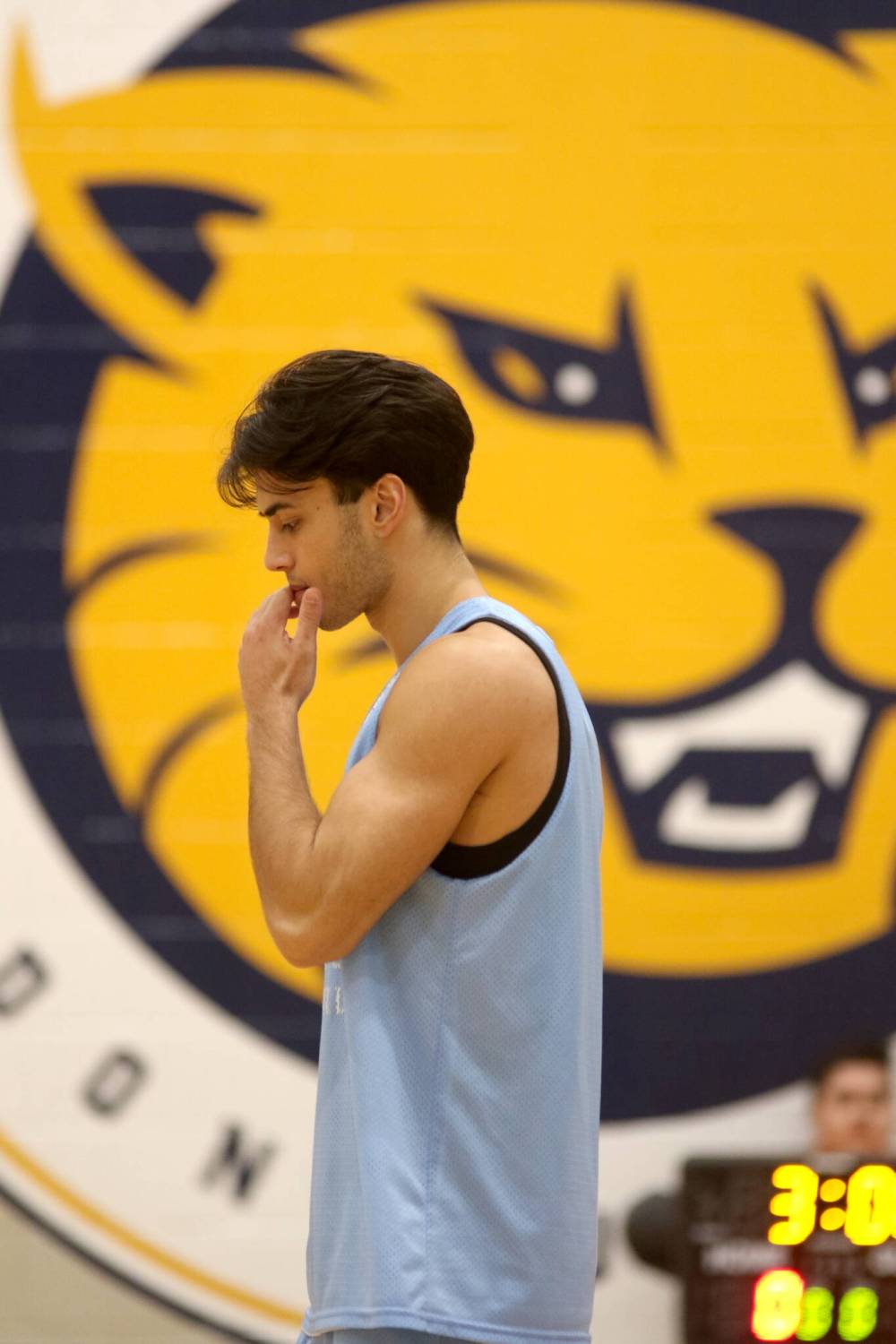 Travis Hamberger and the Brandon University Bobcats enter this weekend's home doubleheader against the Mount Royal Cougars at 3-9, one game back of Alberta for the final Canada West men's basketball playoff spot. (Thomas Friesen/The Brandon Sun)