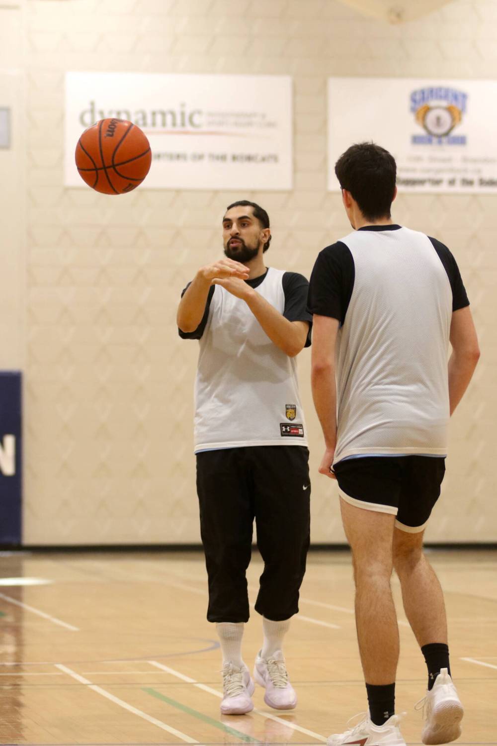 Sultan Bhatti focused his ball-handling and passing last off-season, knowing he’d have a bigger role orchestrating BU’s offence this year. (Thomas Friesen/The Brandon Sun)