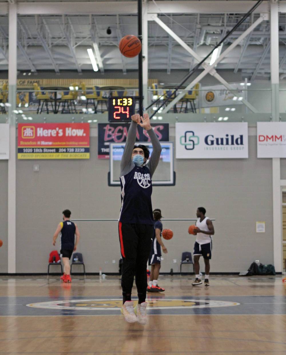 Sultan Bhatti joined the Bobcats in 2021-22 and was named to the Canada West all-rookie team that season. (Thomas Friesen/The Brandon Sun)