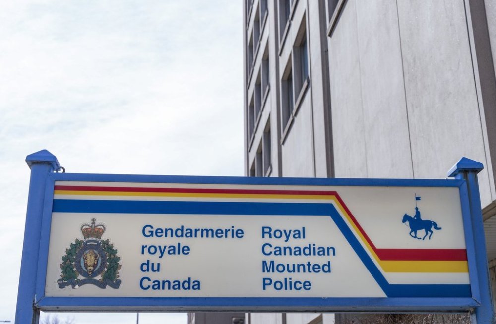 A Quebec man has been sentenced to five years in prison after pleading guilty to charges including hate speech against Jews and the 3D printing of firearms. An RCMP sign is shown in Montreal, March 7, 2024. THE CANADIAN PRESS/Christinne Muschi
