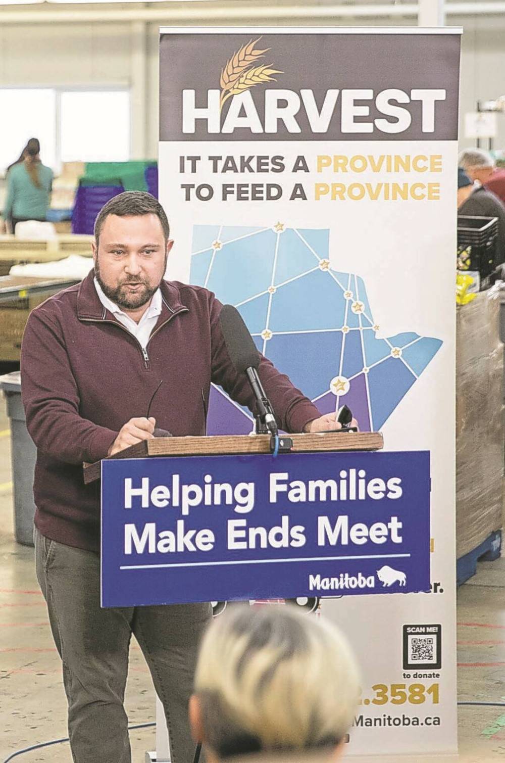 Harvest Manitoba president Vince Barletta says over 50,000 people rely on food banks every month in Manitoba, and over 2,000 of them are right here in Brandon (File)